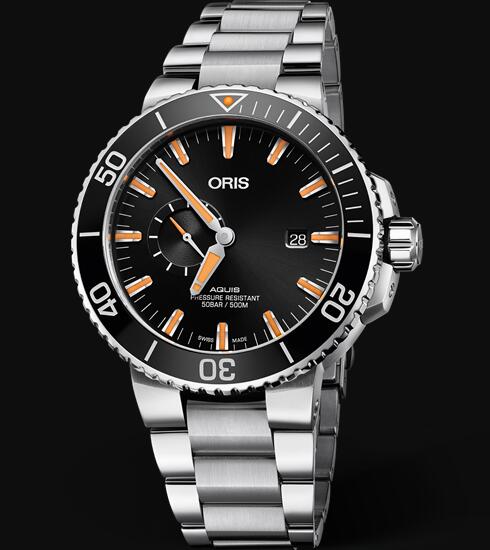 Review Oris Aquis Small Second Date 45.5mm 01 743 7733 4159-07 8 24 05PEB Replica Watch